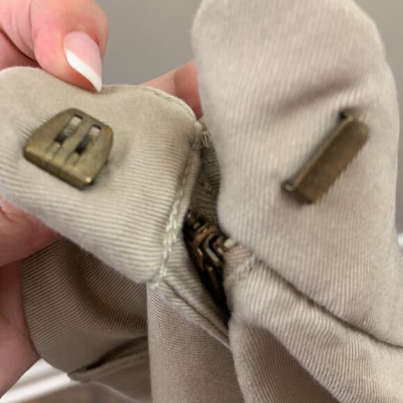 J Crew Factory Cotton Chino Tan Shorts - Picture 3 of 6